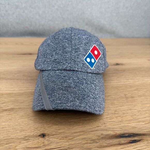 Dominos Gear Official Pizza Ball Hat Cap Adjustable Unisex Gray Logo Reflective - Picture 2 of 9